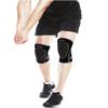 Rehband Indoor-Sports knee pads, 3mm Neoprene knee protectors for volleyball, handball & dancing, Unisex knee protector support, Colour:Black - 1 Pair, Size:Large view 2