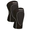 Rehband Indoor-Sports knee pads, 3mm Neoprene knee protectors for volleyball, handball & dancing, Unisex knee protector support, Colour:Black - 1 Pair, Size:X-Large view 1