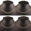 Necklace for Women Gold Silver Color Round Heart Tassel Clavicle Chain Choker Necklace Jewelry view 4
