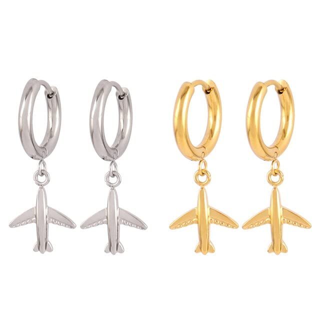 18K Gold Plated Hoop Earring Earrings for Women Snake Leopard Animal Earrings Heart Pendant Earring Jewelry