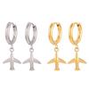 18K Gold Plated Hoop Earring Earrings for Women Snake Leopard Animal Earrings Heart Pendant Earring Jewelry view 1