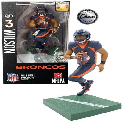 Imports Dragon Russell Wilson (Denver Broncos) Chase NFL 6" Figure Series 3