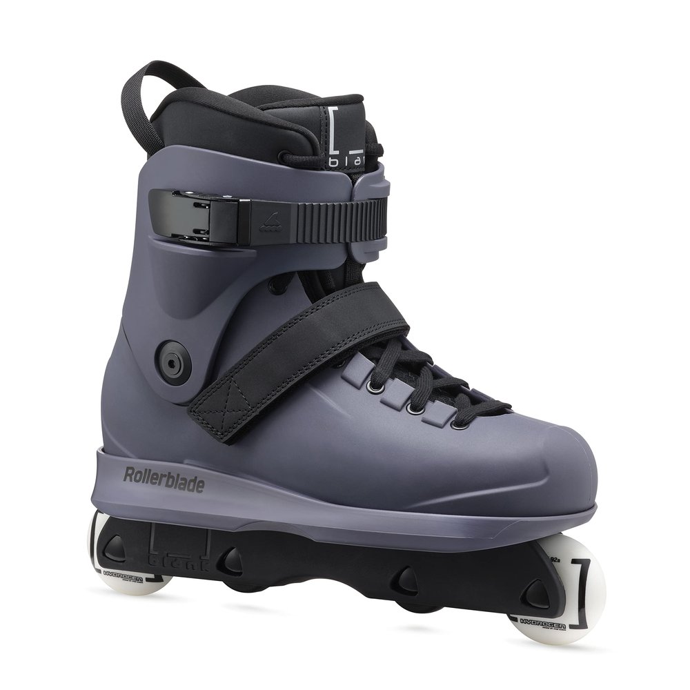 Rollerblade Blank Team Unisex Adult Fitness Inline Skate, Gray, Urban Performance Inline Skates