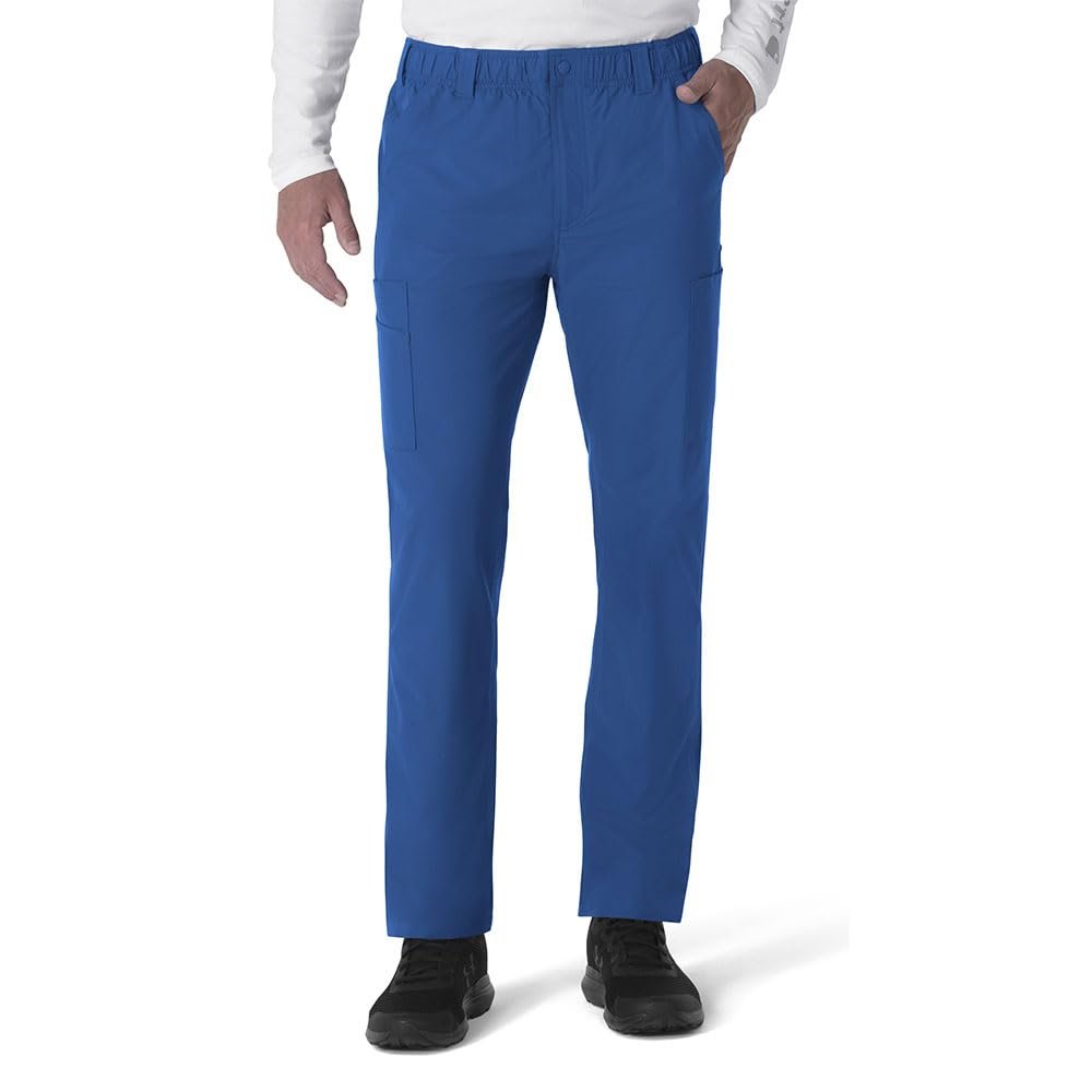 Carhartt Force Essentials Men's Straight Leg Cargo Scrub Pant - Royal, XS