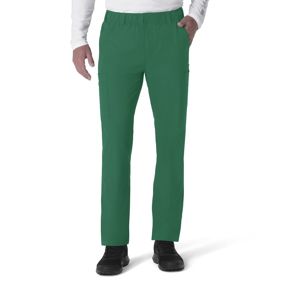 Carhartt Force Essentials Men's Straight Leg Cargo Scrub Pant - Hunter, S