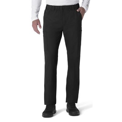 Carhartt Force Essentials Men's Straight Leg Cargo Scrub Pant - Black, S Short