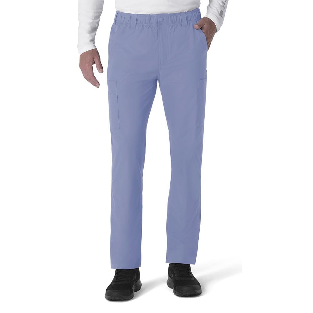 Carhartt Force Essentials Men's Straight Leg Cargo Scrub Pant - Ceil Blue, L T