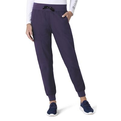 Carhartt Force Essentials Women's Modern Fit Jogger Scrub Pant - Grape, L Petite