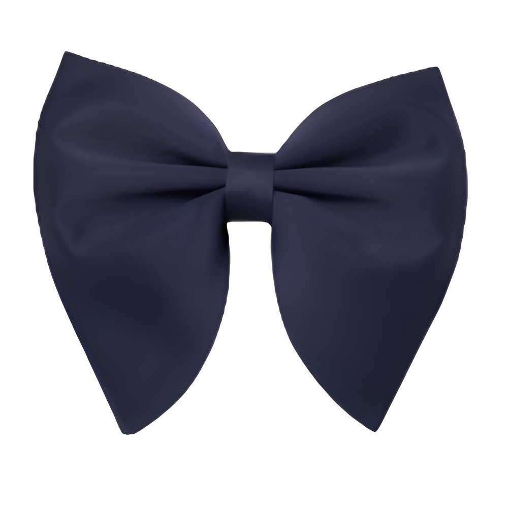 ZEYMINER Formal Bow Ties for Men, Pre-Tied Black Bow Tie for Tuxedo Suit - Oversize Wedding Bowties, Elegant Tuxedo Bow Tie, Classic Black Bow for Formal Occasions, Classic Pre-Tied Solid Bowtie