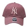 '47 MLB New York Yankees Brand Clean Up Adjustable Cap, One Size, Muave view 1