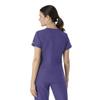 Carhartt Force Essentials Women's Modern Fit V-Neck Scrub Top - Grape, 3X view 3