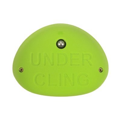 Atomik Climbing Holds Educational Undercling in Lime Green