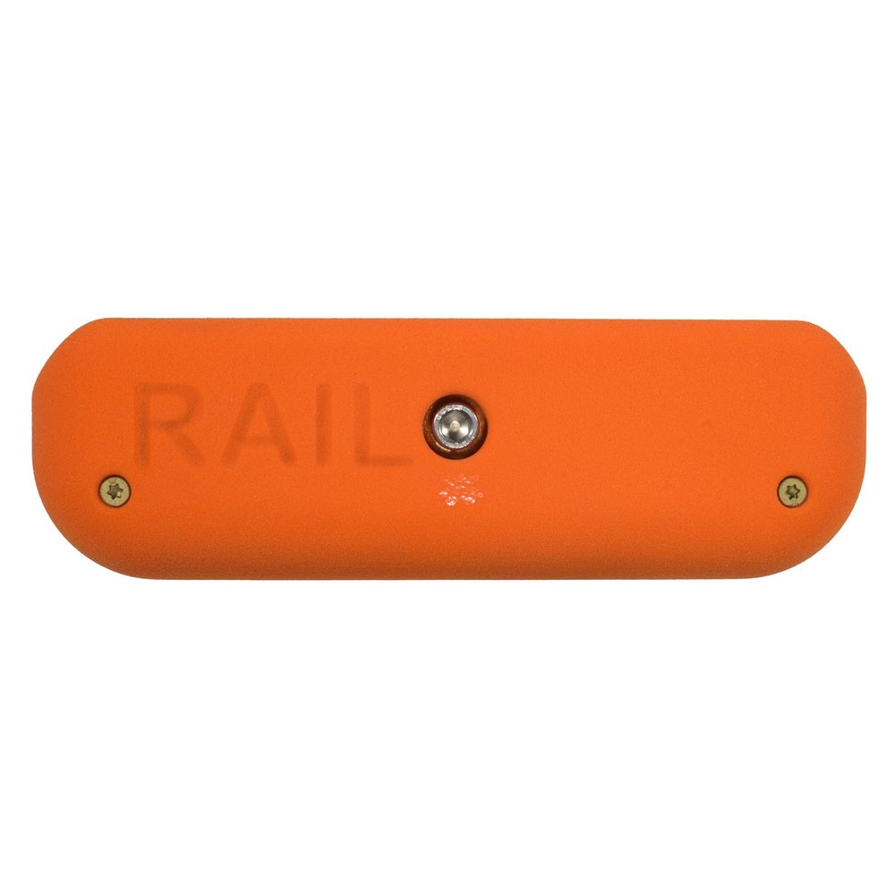 Atomik Climbing Holds Educational Rail in Orange