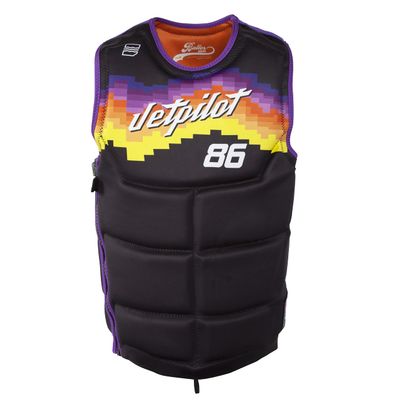 Jetpilot Bonifay Baller Neoprene Reversible Neoprene Comp Vest (BLK/PHX, Medium)