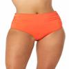 Anne Cole Womens High Waist Fold Over Shirred Swimsuit Bikini Bottoms view 1