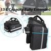 Lumintrail Bike Rack Bag, Expandable Rear Trunk Bicycle Carrier Commuter Pannier Handbag with a Waterproof Rain Cover 13L view 4