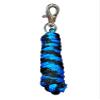 AHE Western Equine Poly Lead Rope - 5/8 in. Nickel Plated Buffalo Snap - Royal/Black view 1