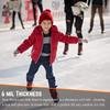 Iron Sleek - Black/White Plastic Ice Rink Liner - 6 Mil - Backyard Ice Rink Kit Liner, Ice Skating Rink for Backyard, Ice Rink Liner for Backyard (30' x 30') view 4