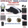 SBU 600 Denier Full Fit Snowmobile Travel and Storage Cover Compatible for The 2020-2023 Ski Doo Bombardier Model Backcountry X-RS 850 ETec 146 Snowmachine Sled. view 3