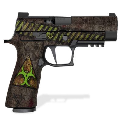 Decal Grip for Sig Sauer P320 XFULL / P320 RXP XFull-Size / P320 X-VTAC (Biohazard - in-Color)