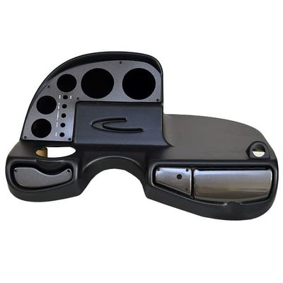 Crestliner Boat Blank Dash Console 2026739 | Kodiak Black Plastic