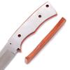 EZSMITH Full Tang Hunting Knife Kit - DIY Fixed Blade Knife Making Series - (Blade Blank, SS Guard & Pinstock w/Pre-machined Padauk Handle Blanks) - (USA Design) - (Gift Boxed) - (by KnifeKits) view 3