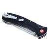 Cummins Serrated Edge Folding Pocket Knife 4-Inch Tanto Blade CMN4724 with Liner Lock Lightweight Utility Knife - Black view 3