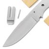 EZSMITH Full Tang Hunting Knife Kit - DIY Fixed Blade Knife Making Series - (Blade Blank, SS Guard & Pinstock w/Pre-machined Yellowheart Handle Blanks) - (USA Design) - (Gift Boxed) - (by KnifeKits) view 2