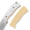 EZSMITH Full Tang Hunting Knife Kit - DIY Fixed Blade Knife Making Series - (Blade Blank, SS Guard & Pinstock w/Pre-machined Yellowheart Handle Blanks) - (USA Design) - (Gift Boxed) - (by KnifeKits) view 4