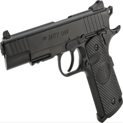 Evike Airguns - ASG STI Duty One Non-Blowback Co2 4.5mm Air Gun BB Pistol - Black