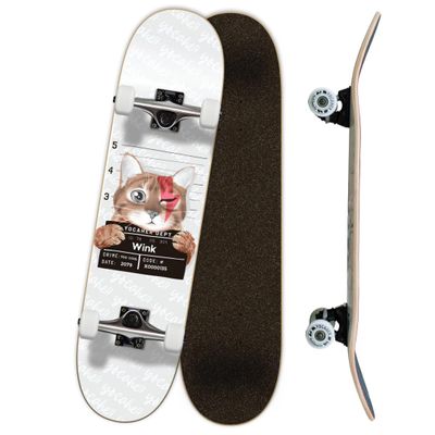 Yocaher Complete 31" x 7.75" Skateboards w/Premium Skateboard Grip Tape, Pro Aluminum Alloy Truck, ABEC-9 Bearing, 54mm Wheels