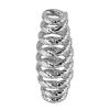 Lowrider Twisted Spring Fork Spring Chrome. view 1