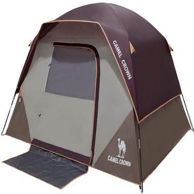 CAMEL CROWN Tents for Camping 4/8 Person Waterproof Quick Setup Folding Outdoor Backpacking Tents 4 People Family Hiking