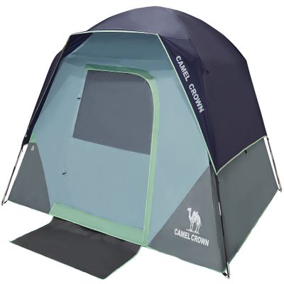 CAMEL CROWN Tents for Camping 4/8 Person Waterproof Quick Setup Folding Outdoor Backpacking Tents 4 People Family Hiking