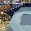 CAMEL CROWN Tents for Camping 4/8 Person Waterproof Quick Setup Folding Outdoor Backpacking Tents 4 People Family Hiking view 3