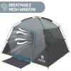 CAMEL CROWN Tents for Camping 4/8 Person Waterproof Quick Setup Folding Outdoor Backpacking Tents 4 People Family Hiking view 2