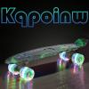 Kqpoinw Skateboards, 22" Complete Skateboard for Kids Ages 6-12, Mini Cruiser Skateboard for Kids Boys Girls Teens Beginners with Colorful LED Light up Flashing Wheels Skate Tool view 2