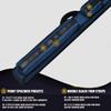 Champion 2X2,2X3,3X4 Nylon Billiard Pool Cue Stick Hard Case (Blue, 2X3 pool case) view 4