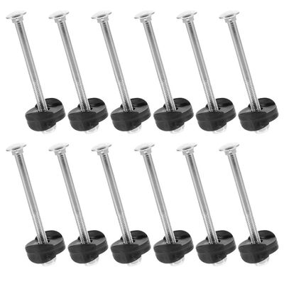 BESPORTBLE Trampoline Anchors 12 Sets of Long Practical Fixing Screws for Trampoline Replacement