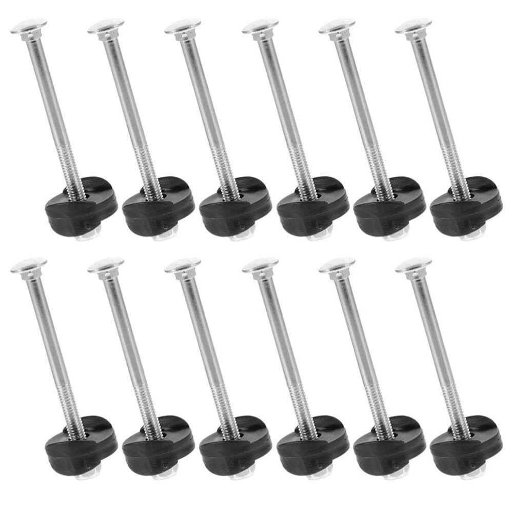 BESPORTBLE Trampoline Anchors 12 Sets of Long Practical Fixing Screws for Trampoline Replacement