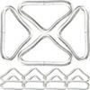 BESPORTBLE Trampoline Accessory Kit Portable Triangle Buckles Compact Trampoline Parts view 1