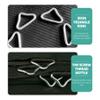 BESPORTBLE Trampoline Accessory Kit Portable Triangle Buckles Compact Trampoline Parts view 3