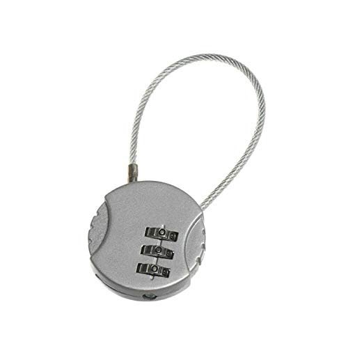 3 Digit Combination Password Lock Luggage Suitcase Lock for School Gym Travel Portable Personalization