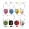 3 Digit Combination Password Lock Luggage Suitcase Lock for School Gym Travel Portable Personalization view 2