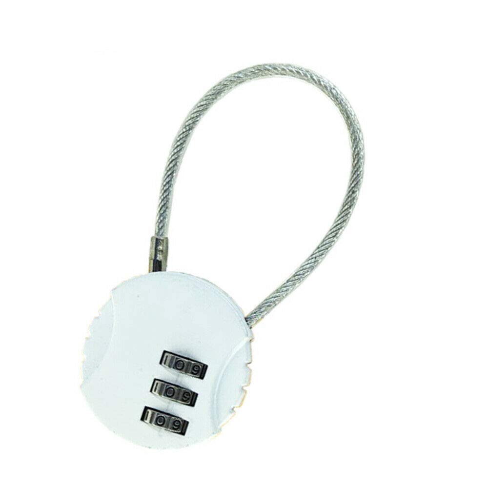 3 Digit Combination Password Lock Luggage Suitcase Lock for School Gym Travel Portable Personalization