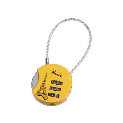 3 Digit Combination Password Lock Luggage Suitcase Lock for School Gym Travel Portable Personalization