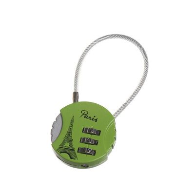3 Digit Combination Password Lock Luggage Suitcase Lock for School Gym Travel Portable Personalization