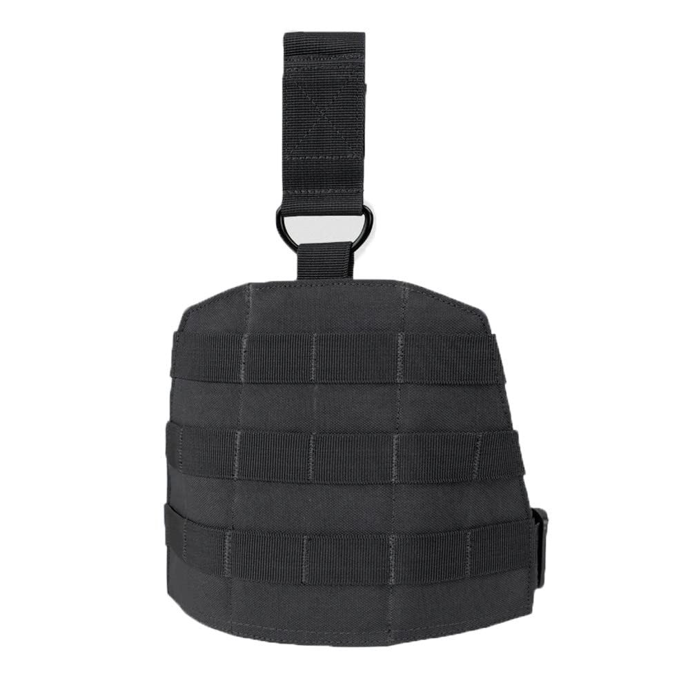 Black Drop Leg Panel MOLLE Webbing Platform Military Airsoft Combat