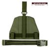 Black Drop Leg Panel MOLLE Webbing Platform Military Airsoft Combat view 2