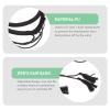 LALAFINA Men Arabic Headband Adjustable Shemagh Scarf Wrap for Outdoor Desert Activities Traditional Middle Eastern Headwear 15.7X15.7 Inch view 2